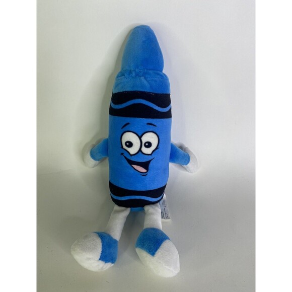 2023 Crayola Crayon Plush Character Cerulean Blue Stuffed Toy Hallmark - Picture 1 of 4